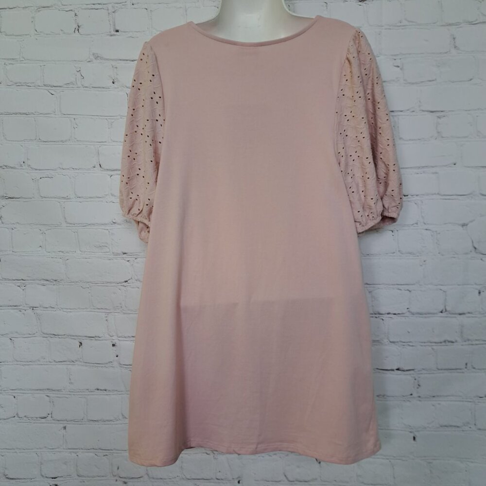 Isabel Maternity NEW Puff Sleeve Tunic Top Blouse Size Large - Picture 4 of 10